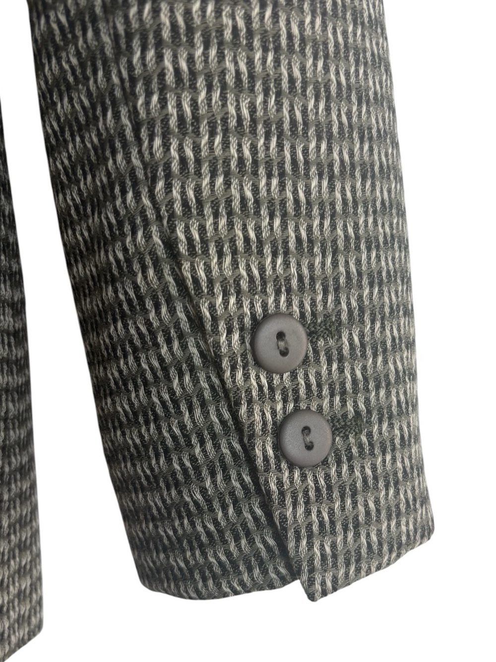 J. TIKTINER Made in France 3 Button Blazer in Tan/Brown Size 6 TALL — VINTAGE!!! - Picture 9 of 14